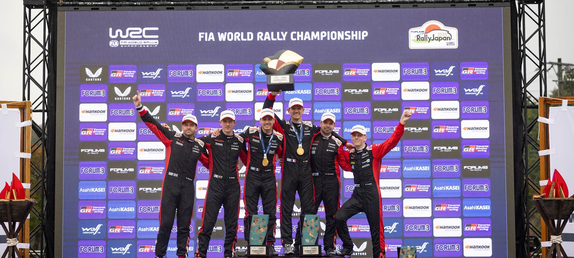 2025年WRC第13站日本拉力赛周日超级赛段：奥吉尔险胜日本站，年度总冠军终极对决敲定