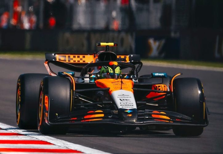 2025年F1第20站墨西哥大奖赛三练:诺里斯力压汉密尔顿夺榜首,维斯塔潘、皮亚斯特里表现低迷