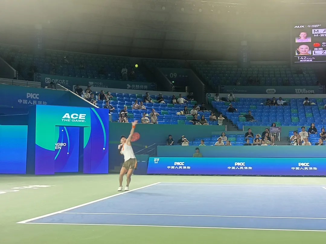 【网聚甬上】 2025年宁波网球公开赛 中国金花主场争艳